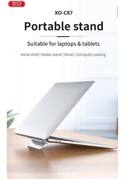 Apple Uyumlu MacBook Şık Metal Dizüstü Bilgisayar Ve Tablet Standı C87