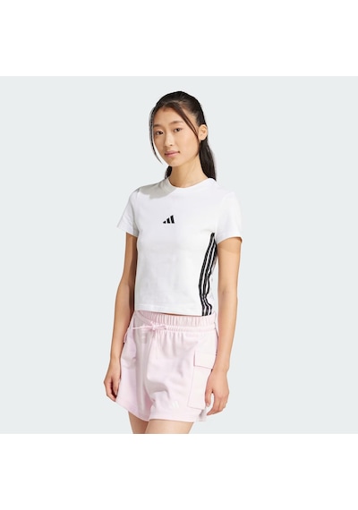 Adidas Essentials 3-stripes Slim Baby Kadın Tişört C-adıje1239b30a00 Beyaz