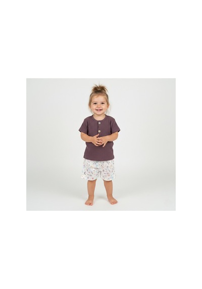 Mother Love %100 Pamuk Müslin Bebek Ve Çocuk Şortlu Takım - 1-4 Yaş Baharlık, Yazlık Takım Mor Mother Love %100 Pamuk Müslin Bebek Ve Çocuk Şortlu Takım - 1-4 Yaş Baharlık, Yazlık Takım Mor