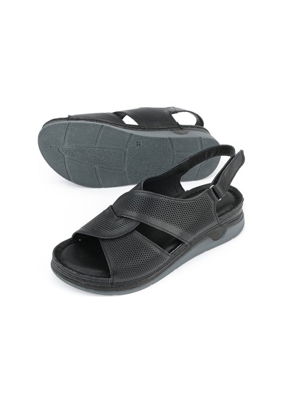 Ziya Kadın Hakiki Deri Sandalet 1611008zm27 Siyah 1611008zm27 000 36