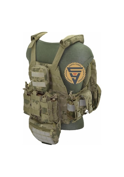 Nature Multifonksiyonel Cordura Askeri Taktik Yelek Jand Kamuflaj Haki