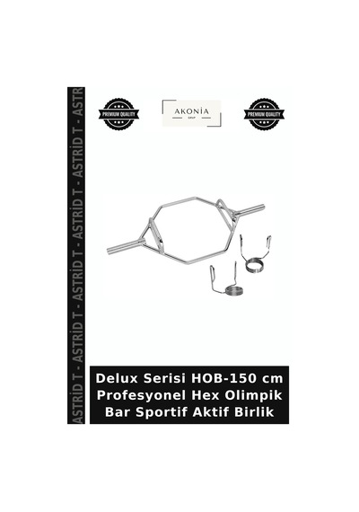 Delux Serisi Hob-150 Cm Profesyonel Hex Olimpik Bar Sportif Aktif Birlik