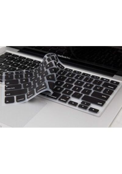 Lexroo Macbook Uyumlu Pro 16.2 2023 A2780 Klavye Koruyucu Silikon Ped - Siyah