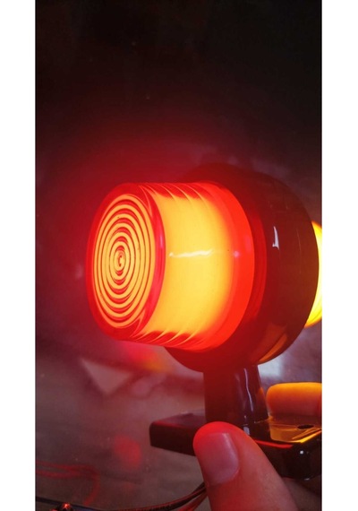 Ahmet Otomotiv Horpol Tipi Neonlu Takoz Lamba 12&24v Sarı Kırmızı