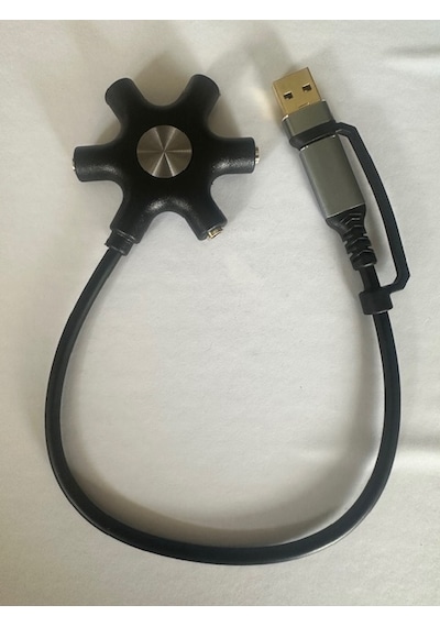 5 Çıkışlı Usb Ses Kartı 5 Port Usb Ses Kartı