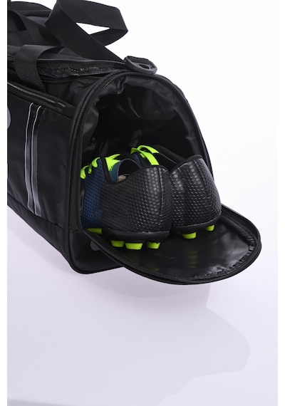 Strong Bag Strong Ayakkabı Bölmeli Spor Ve Antrenman Çantası , Fitness Çantası , Seyahat Çantası Yn01 Siyah Siyah