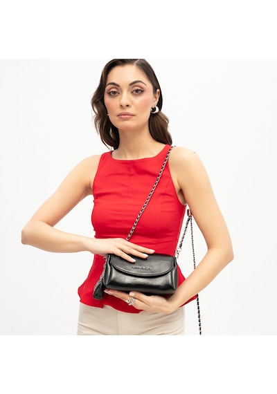 Sisley Siyah Omuz Çantası Kadın Sly 360 Sısley
