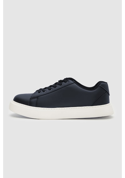 D's Damat 0EC09ORT0378 Lacivert Kalın Beyaz Tabanlı Bağcıklı Sneaker Ayakkabı Lacivert
