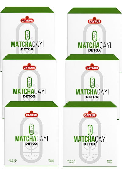 Matcha Detox Çayı 30x2gr Net 60gr Altılı Paket