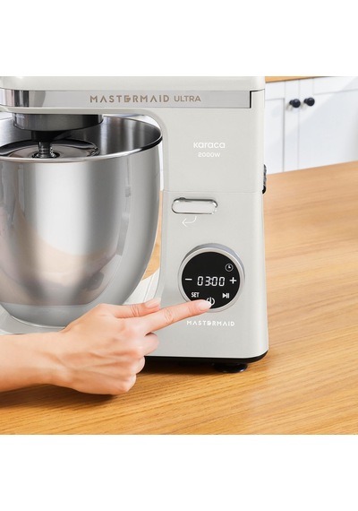 Mastermaid Chef Ultra D2000w Dijital Ekranlı Hamur Yoğurma Makinesi Starlight 7l