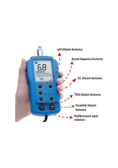 Hanna Hı 9812-51 Harici Problu Ph / Ec / Tds / Sıcaklık Ölçer