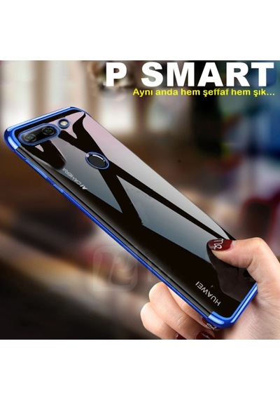 Huawei P Smart Renkli Seffaf Kamera Korumali Kaliteli Kilif 565671637