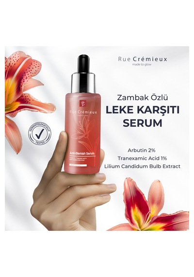 Leke Karşıtı Arbutin Zambak Özlü Cilt Bakım Serumu 30 Ml Arbutin %2 Tranexamic Acid %1 - Tk