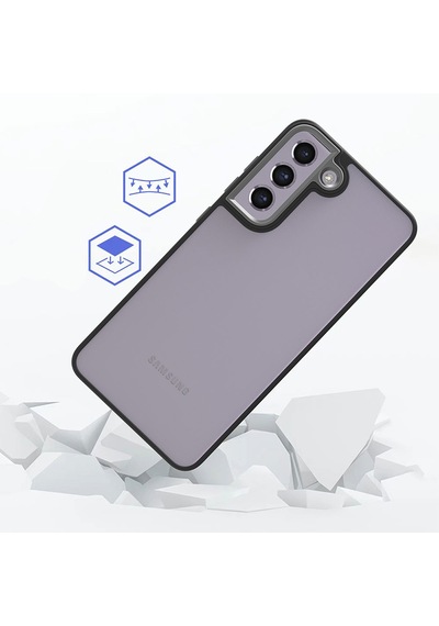 Zore Galaxy S21 Fe Uyumlu Ogaa Flora Kılıf-lila