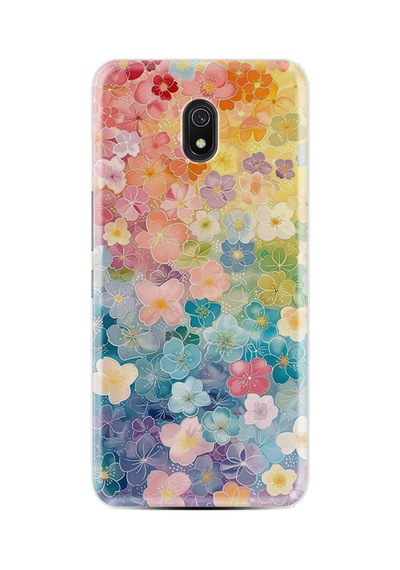 Xiaomi Redmi 8a Kılıf Boutique Baskılı Resimli Şahane Çiçekler Pcode -063