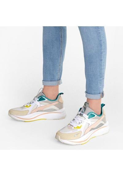Puma Rs-curve Gri Yeşil Kadın Spor Ayakkabı Dar Kalıp Bej - Yeşil