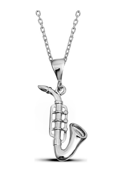 Argentum Concept - Gümüş Saksafon Kolye - N138701