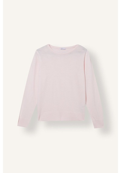 Defacto Regular Fıt Bisiklet Yaka Triko Pembe Kazak F4084ax26wnpn130 Pembe-pn130