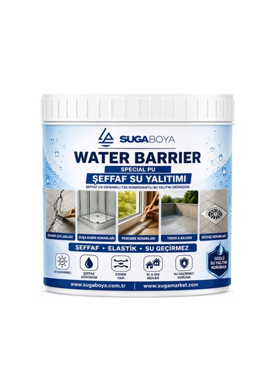 Suga Water Barrıer Specıal Pu Şeffaf Su Yalıtımı 1 Kg 1 KG