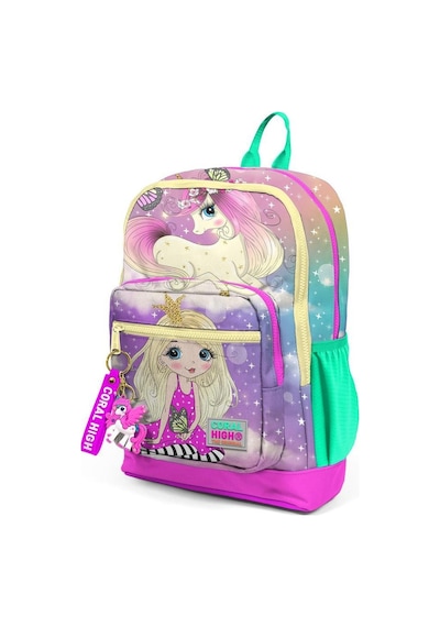 Coral High Unicorn Desen Büyük Boy Okul Sırt Çantası 23733