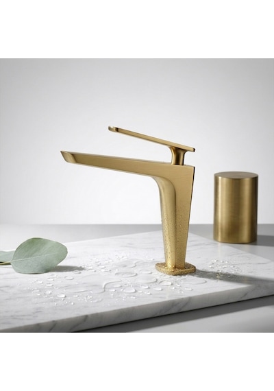 Fg-4112 Mat Altın Lavabo Bataryası