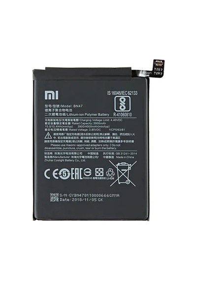 Xiaomi Mi A2 Lıte - Bn 47 - Batarya Pil  Batarya