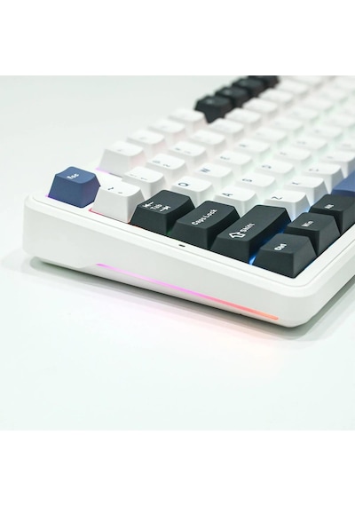 Aula F87 Mekanik RGB TKL GrayWood V3 Switch Kablosuz Makrolu Hot Swap Klavye