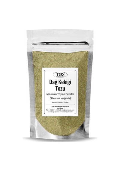 Tos The Organic Spices Dağ Kekiği Tozu 1 KG Thymus Vulgaris