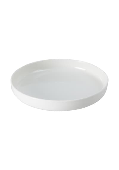 Mudo Home Ephesus Whıte Çukur Tabak Seti 22cm - 6lı Beyaz