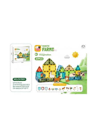 Eco Lounge Farms Manyetik Çiftlik Seti 37 Parça