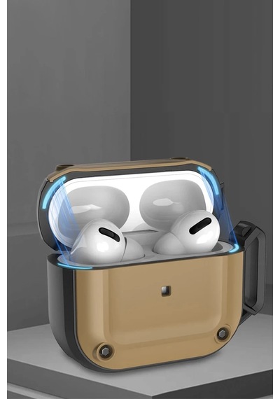 Movenchy Apple Airpods  Uyumlu  Pro 2 2.nesil Asgard Kılıf - Mor Belirtilmemiş