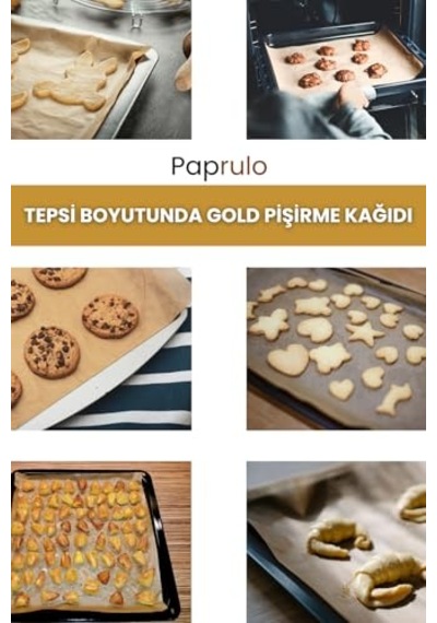 Pişirme Kağıdı 100 Adet Yapışmaz Ağartılmamış Yağlı Yüzey Ultra Kalın Çok Amaçlı Kağıt