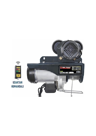 Cmc 600/1200 Kg Şaryolu Elektrikli Vinç Uzaktan Kumandalı