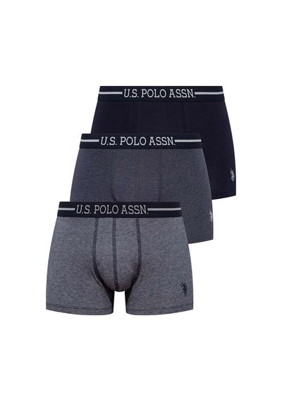 U.S. Polo Assn. U.s Polo Assn. 80306 Erkek 3 Lü Boxer-lacivert Lacivert