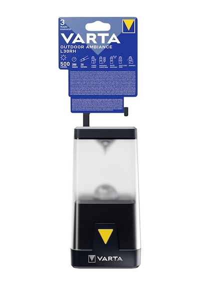 Varta 18666 Outdoor Ambiance L30RH Kamp Lambası Siyah