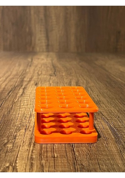 18'li Eppendorf Tüpü Standı Turuncu