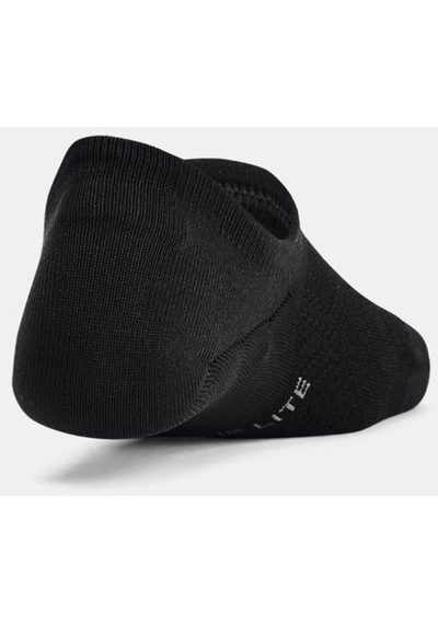 Under Armour Kadın UA Breathe Lite Ultra 3’lü Paket Low Liner Çorap 1370075-001 Siyah - Gri