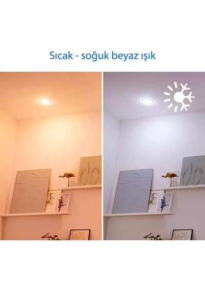 Smart Lighting Led Spot Ampul Gu10 Cam 50w Eşdeğer Rgb - Google Home, Alexa, Homekit Ve Matter Uyumlu Diğer