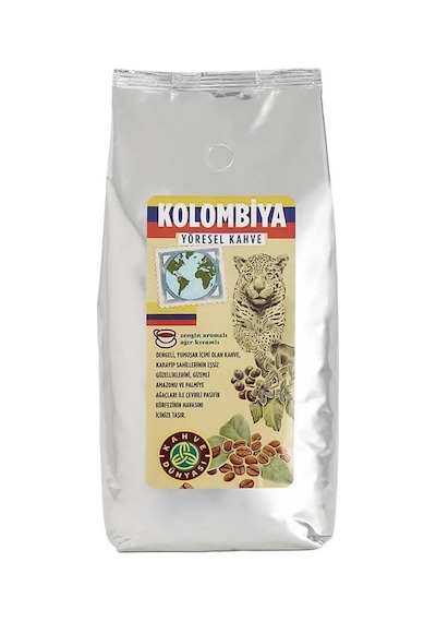 Kahve Dünyası Yöresel Kolombiya Çekirdek Filtre Kahve 1 KG