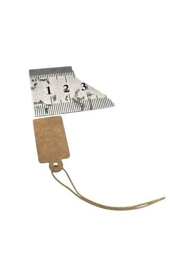 Yerli Üretim Orta Boy Kraft Renk 2 /1,5 Cm 80 Adet Karton İpli Fiyat Etiketi Çok Renkli