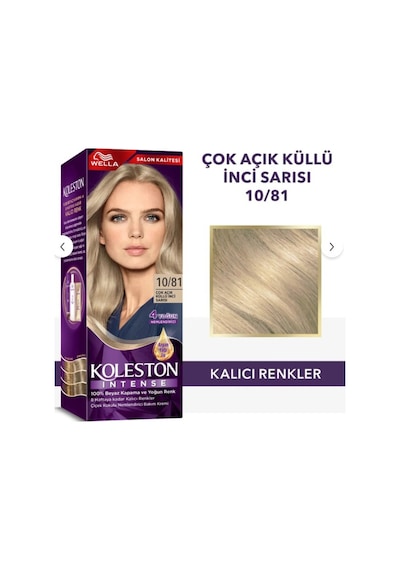 Koleston Intense 10/81 Çok Açık Küllü İnci Sarısı Saç Boyası