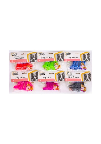 Ally Paws Köpek Ayakkabı Mix Color S 4lü