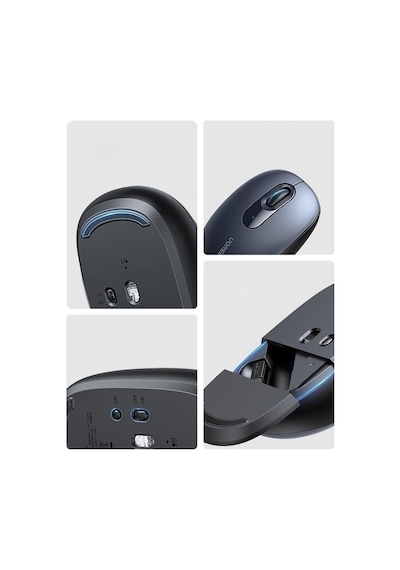 2400dpı 2.4ghz Wireless Kablosuz Sessiz Mouse Gece Mavisi