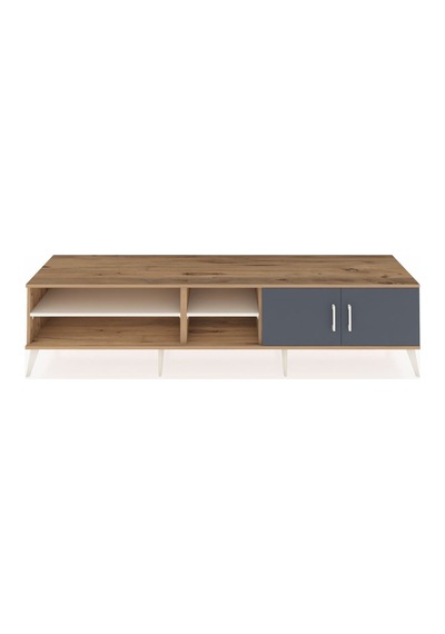 Hyperion Tv Ünitesi 3 Raflı 2 Kapaklı 220x44x51 Çam-antrasit/aytaşı Antrasıt/aytası - Atlas Çam Hyperion Tv Ünitesi 3 Raflı 2 Kapaklı 220x44x51 Çam-antrasit/aytaşı Antrasıt/aytası - Atlas Çam