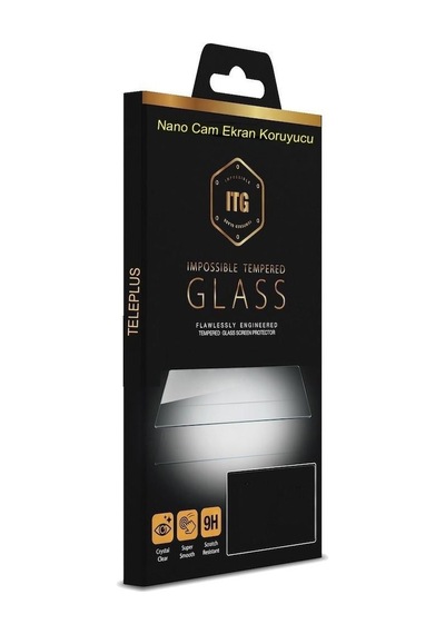 Smcase Realme C2 Kılıf Lüks Mat Silikon Nano Ekran Koruyucu Siyah