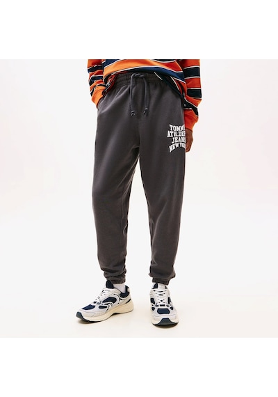 Tommy Hilfiger Heritage Varsity Erkek Gri Eşofman Altı Dm0dm22083 Gri