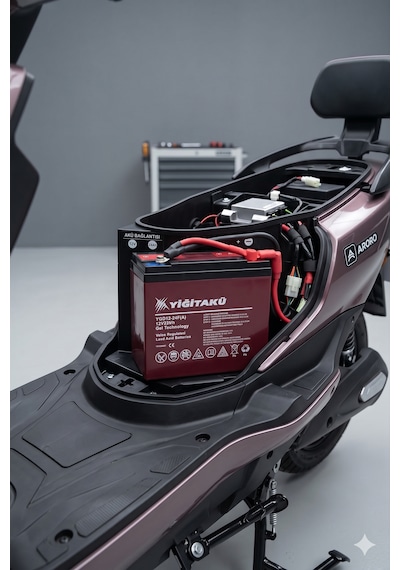 Akü 12v 24ah Jel Akü Tekli Paket 2026 Üretim Ebatları: 169x179x78mm
