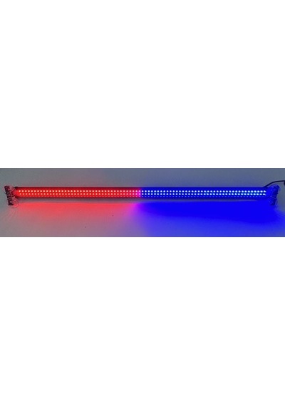 17 Fonksiyonlu İç-dış Kullanımlı Çakar Lamba 104cm Kırmızı Mavi 12-30v / Lapa201