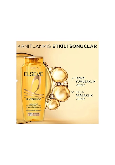 Elseve Şampuan 300 Ml Mucizevi Yağ Besleyici Bakım