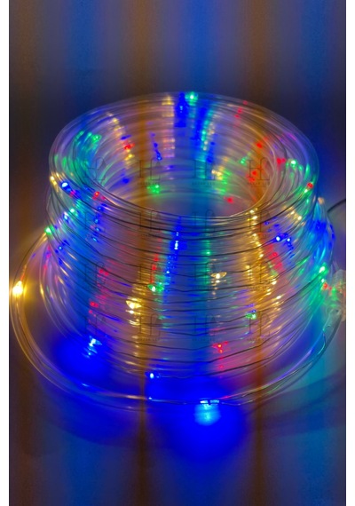 10 Metre Rgb Halat Led Işık Animasyonlu Peri Led Dış Mekan Ip65 Dekoratif Led Işık Yılbaşı Süsü RGB